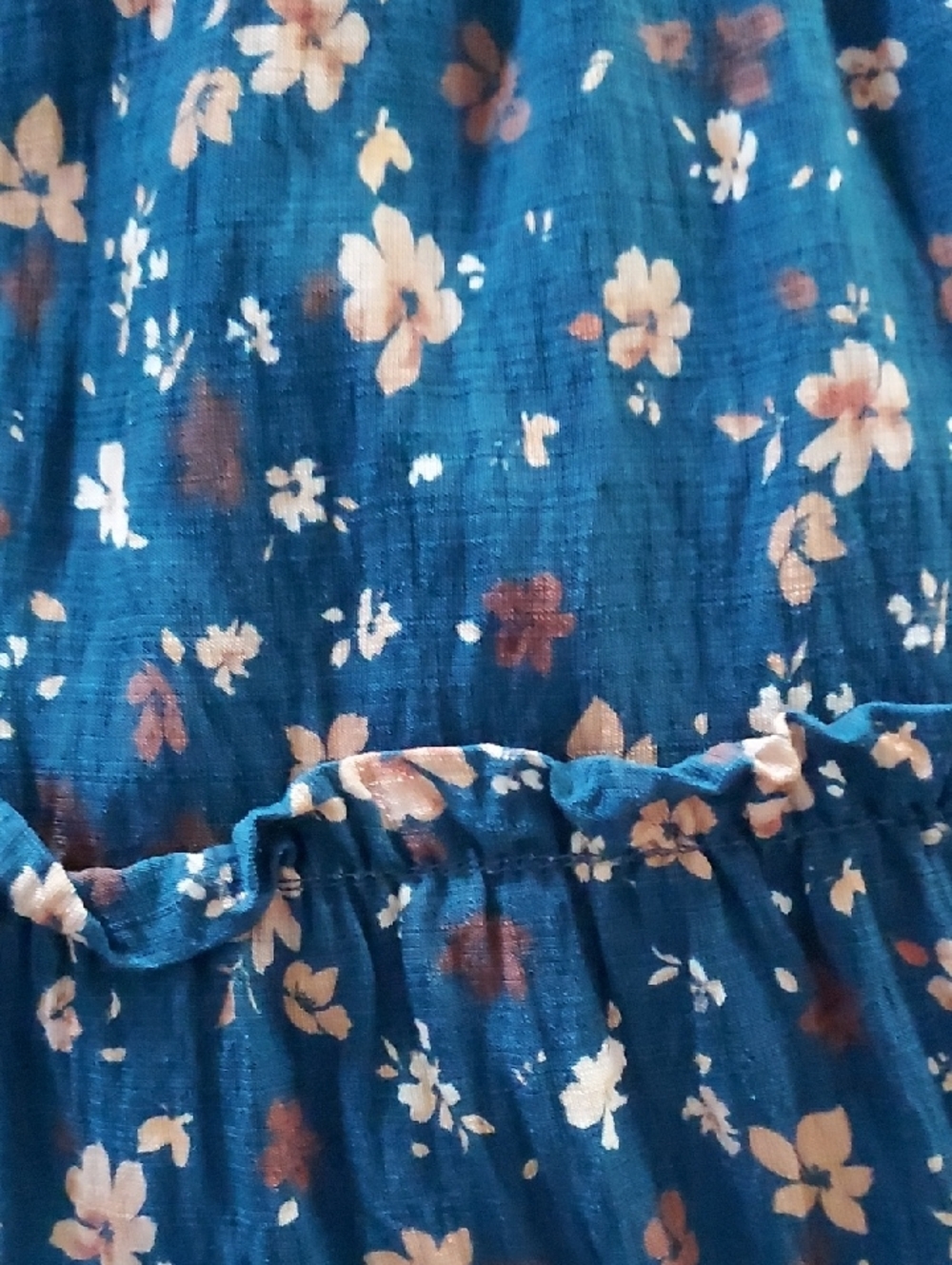 All For The Joy Navy Floral Maxi Dress - Picture 2 of 2